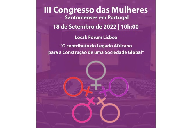 ACM participa no III Congresso das Mulheres Santomenses em Portugal