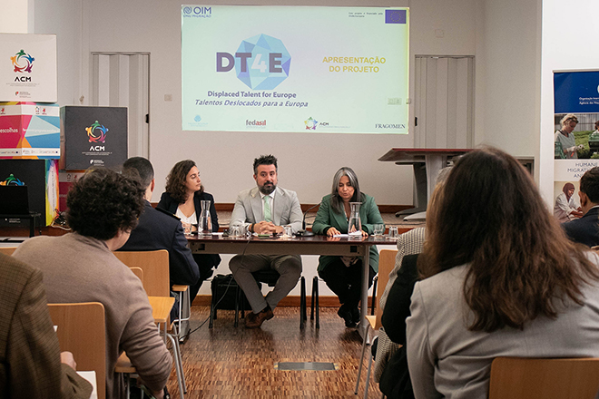 Lançamento do projeto Talentos Deslocados para a Europa (DT4E)