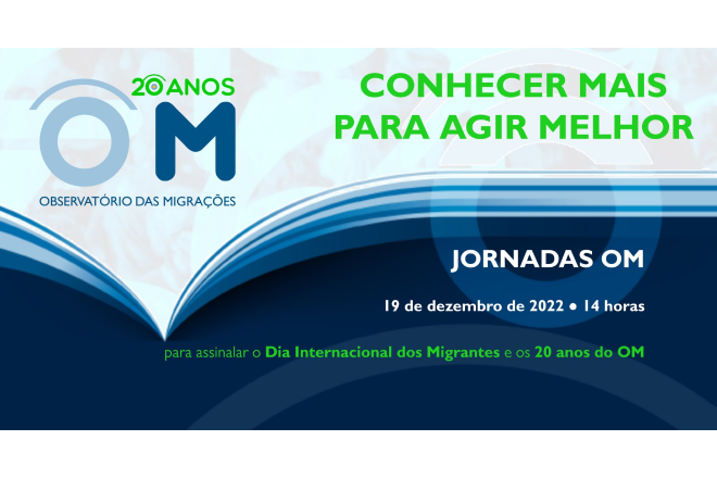 Sessão comemorativa dos 20 Anos do Observatório das Migrações (OM) e Lançamento do 