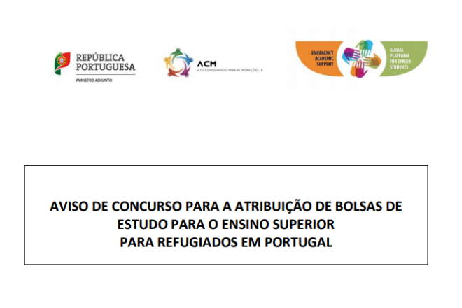 Candidaturas abertas para 12 bolsas de estudo para refugiados em Portugal